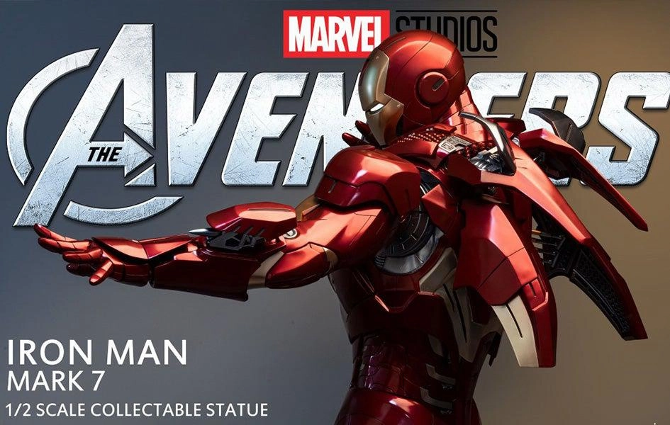 Iron Man Mark VII 1/2 Scale Premium Statue - SECRET Small Sculpture