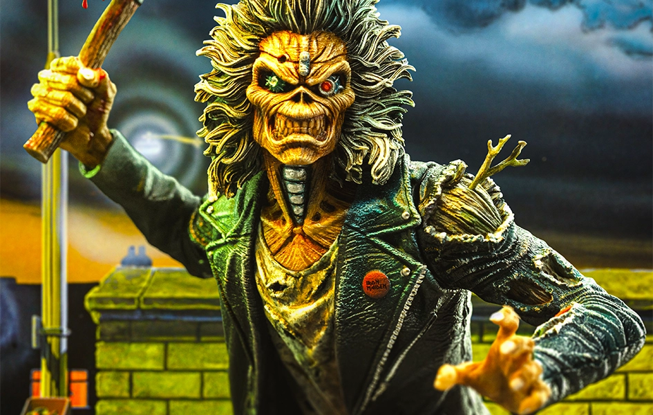 Iron Maiden - Eddie (50th Anniversary) Art Scale 1/10 Hand Painted