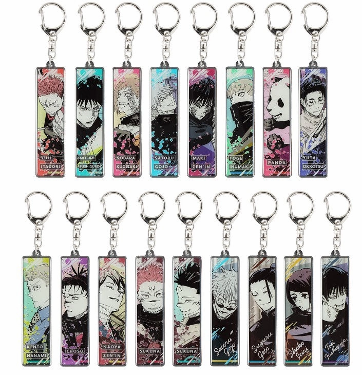 Jujutsu Kaisen Exhibition - Metal keychain collection (17 types in total/1 random type included) Celebrity Doll