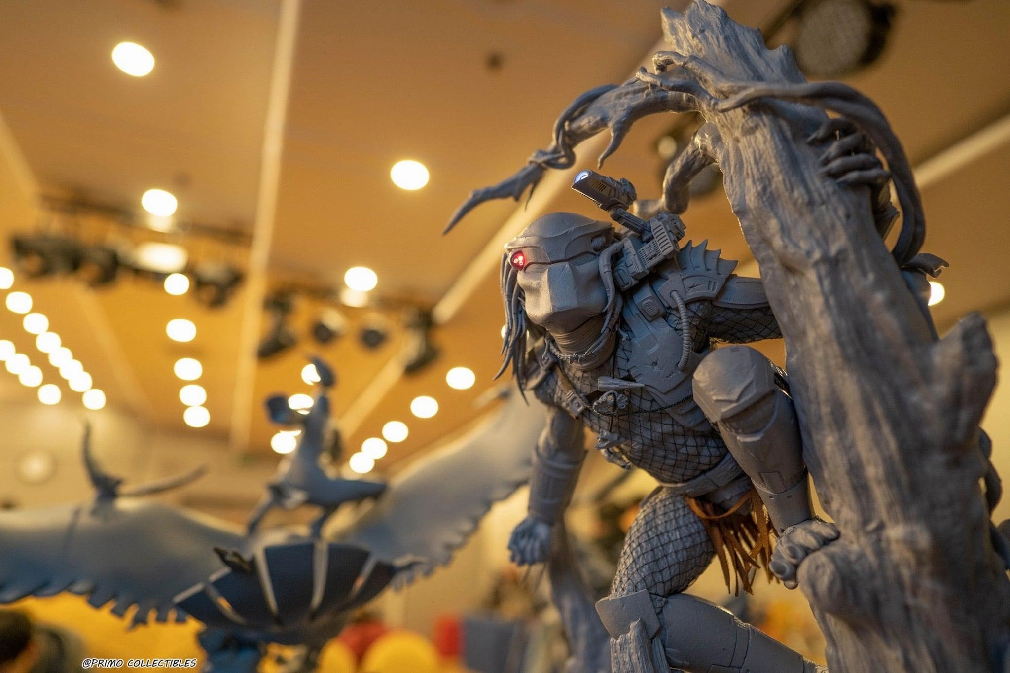 Jungle Predator With Dutch Statue Cross Culture Mythology Art