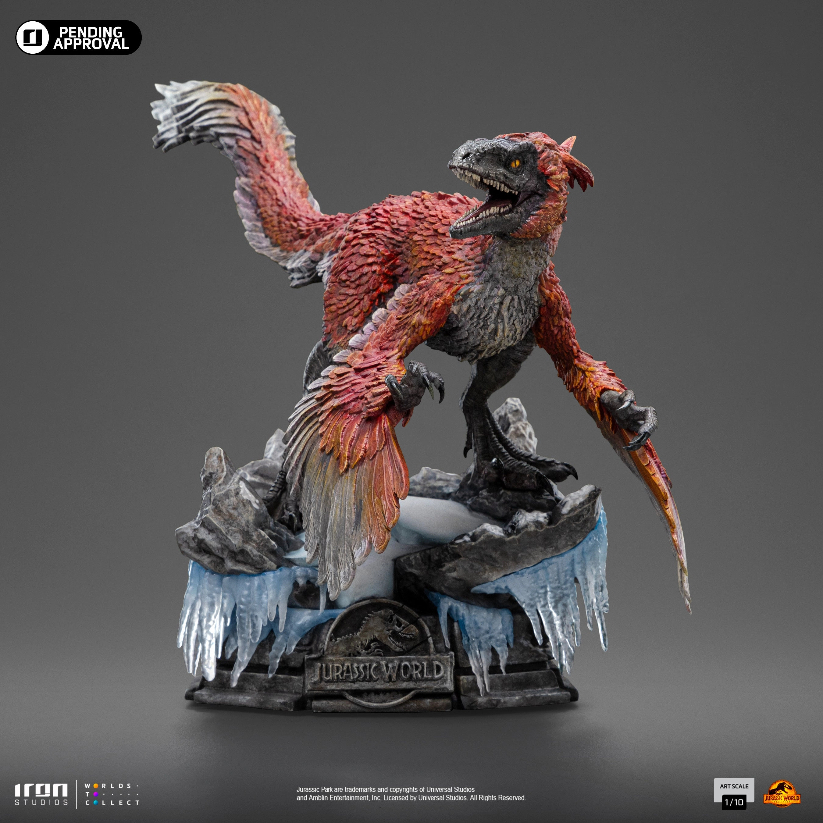 Spiritual Figure Audience Favorite Jurassic World: Dominion - Pyroraptor Art Scale 1/10