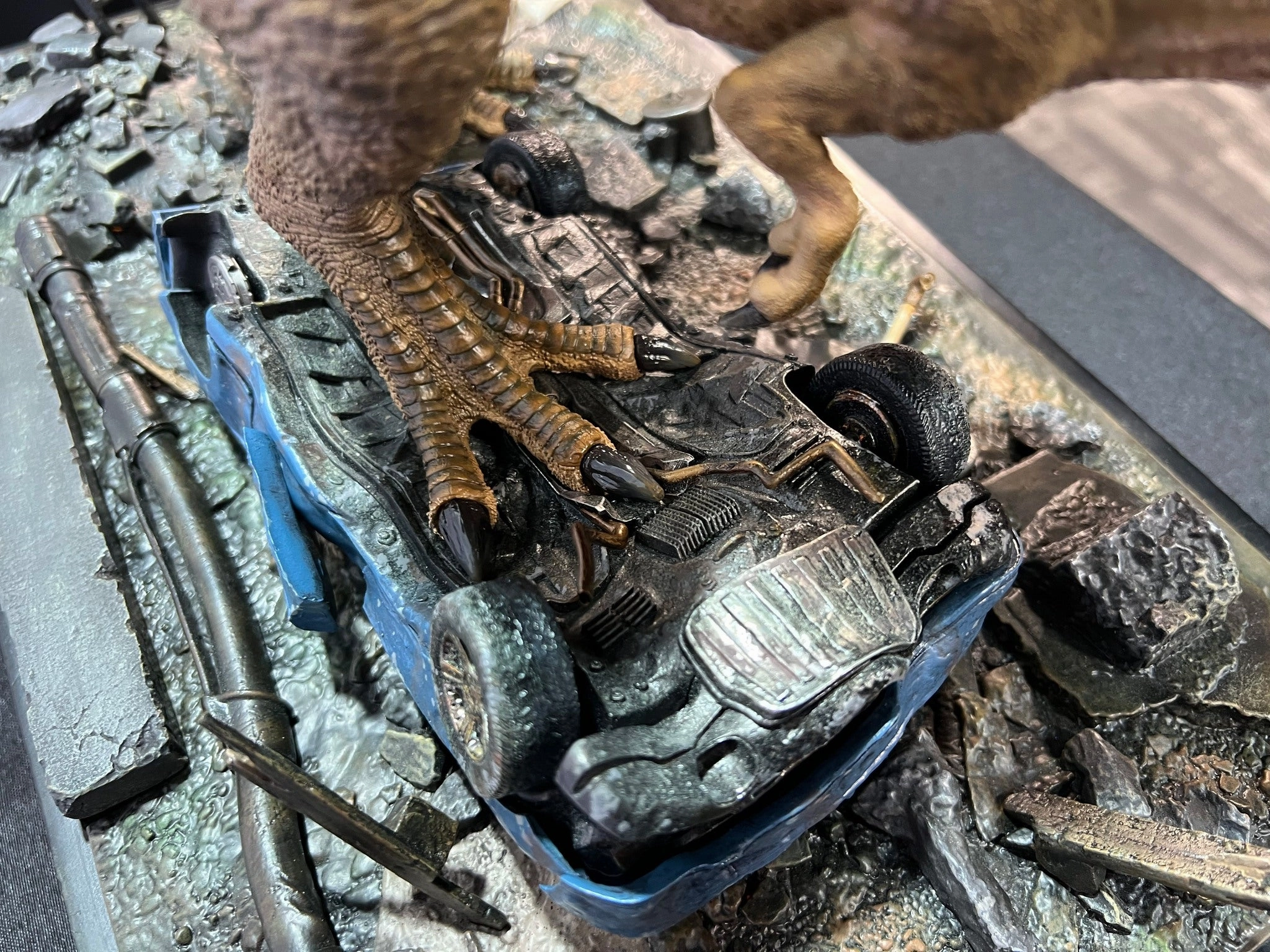 Jurassic World Dominion - Tyrannosaurus Rex 1/18 Scale Statue Hobby Figure Desk Decor