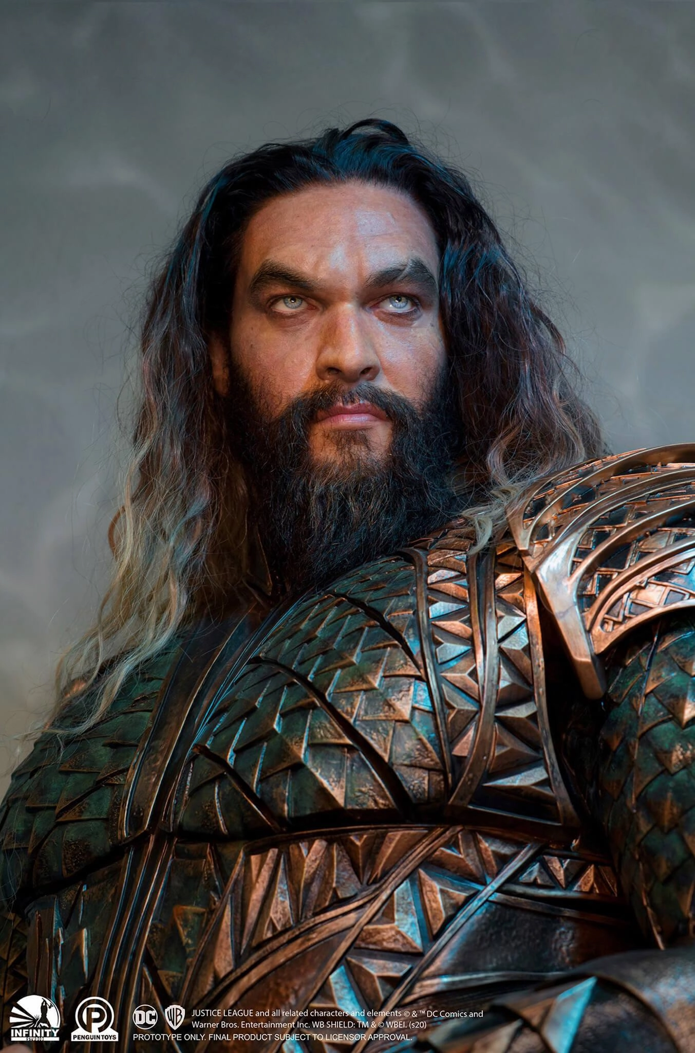 Premium Showcase Justice League: Aquaman Lifesize 1:1 Bust