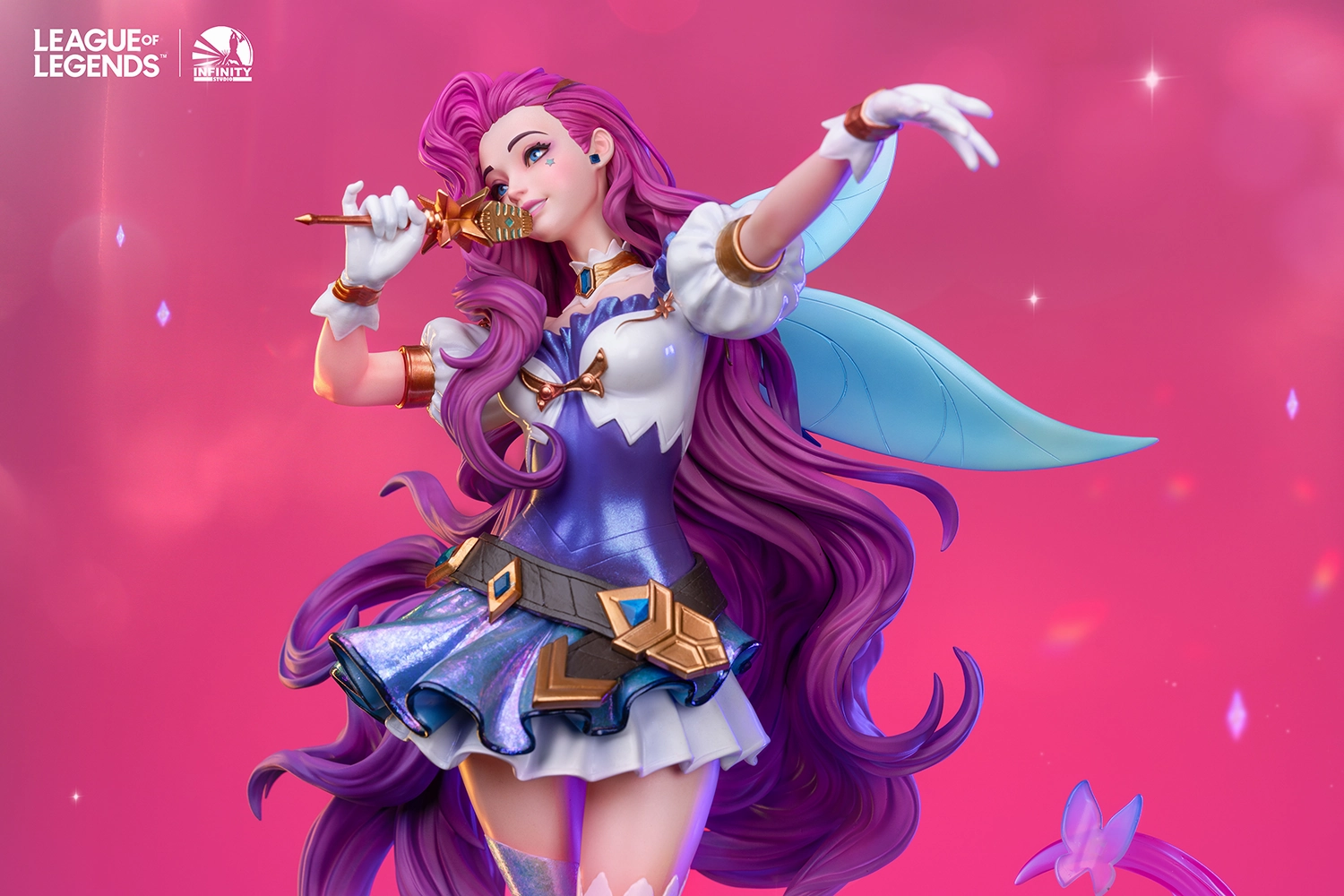 Biodegradable material League of Legends - The Starry-Eyed Songstress Seraphine 1/4 Scale Statue