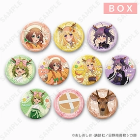 Shikano Konoko Kokoshitantan Trading Can Badge Shikamimi Japanese-Western Eclectic Mythical Beast Gift Bundle