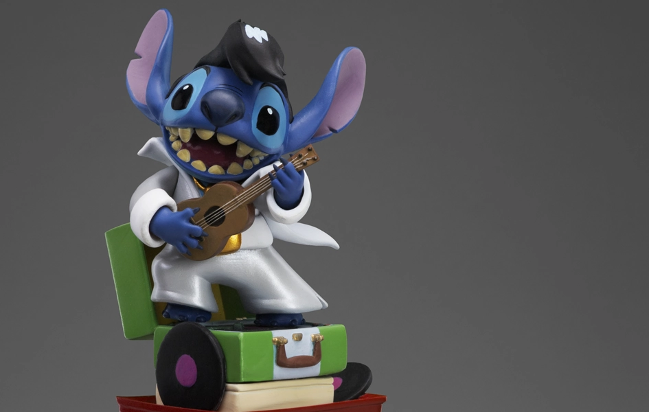 Lilo & Stitch - Stitch King of Rock Art Scale 1/10 Limited Merchandise NFC Feature