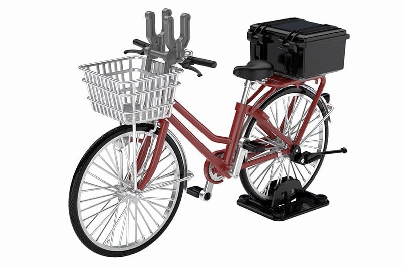 Interchangeable Part Cultural Heritage Little Armory LM005 Commuting Bicycle Defense School Maroon