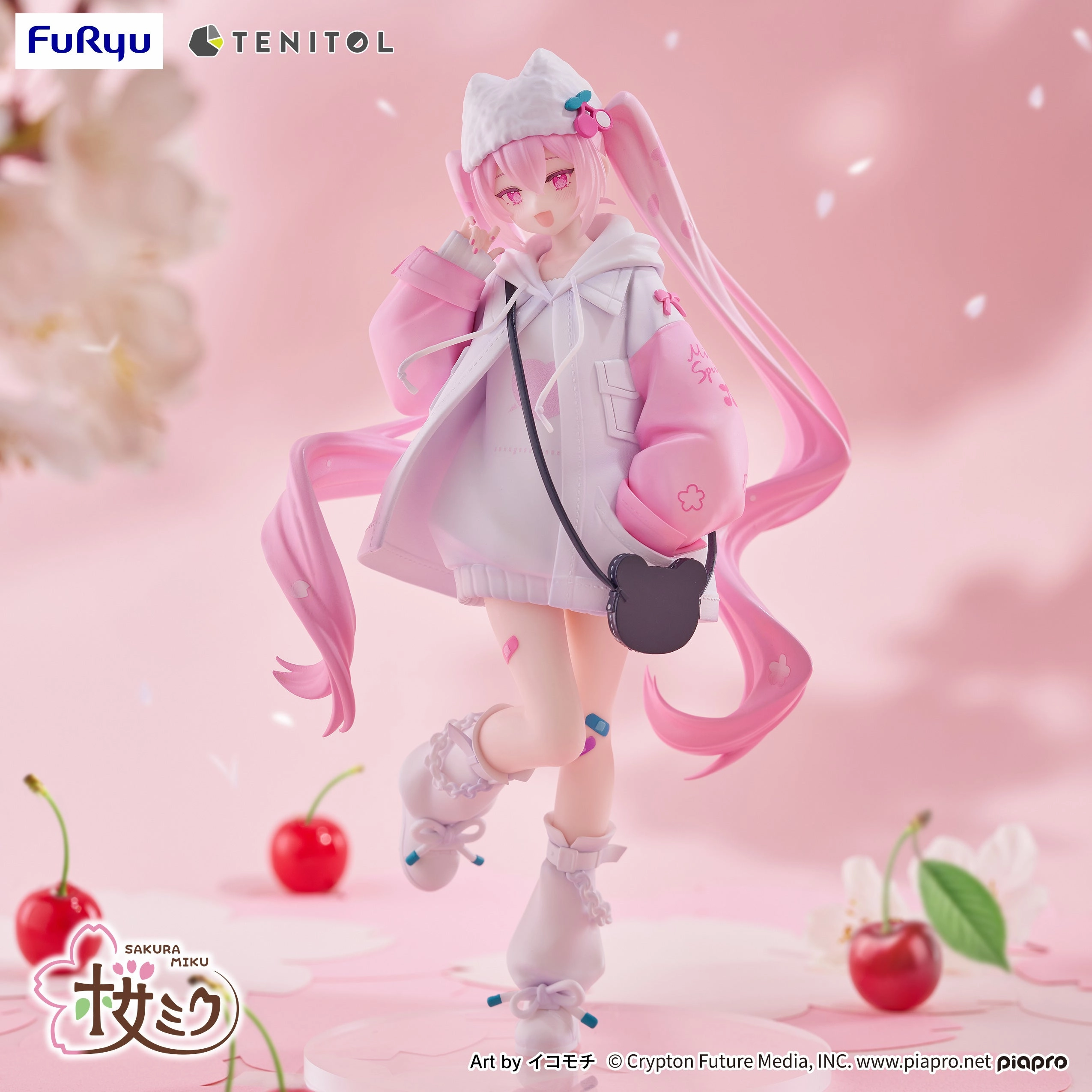 PVC Toy Character Vocal Series 01: Hatsune Miku TENITOL Sakura Miku Cool style [petit]