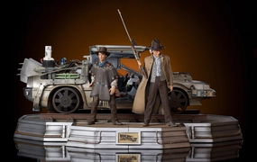 Back to the Future Part III - DeLorean III Full Set Art Scale 1/10 trade show