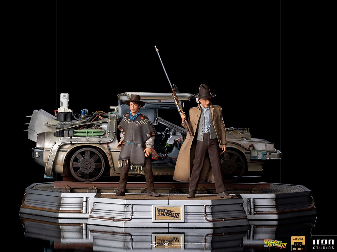 Back to the Future Part III - DeLorean III Full Set Art Scale 1/10 Coffee Table