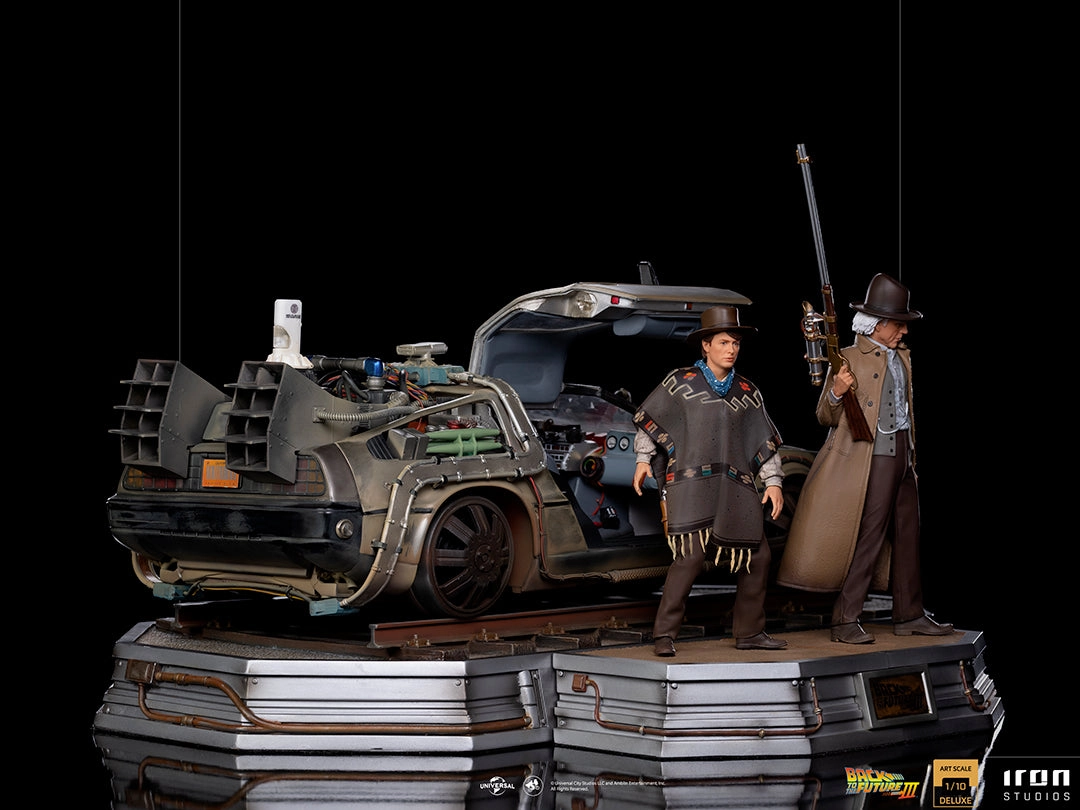 Back to the Future Part III - DeLorean III Full Set Art Scale 1/10 Action Model