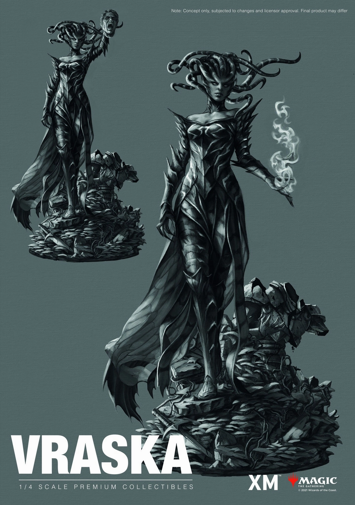 Children's Toy Magic the Gathering - Vraska 1/4 Scale Statue