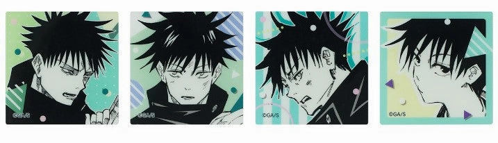 Magnet Megumi Fushiguro Jujutsu Kaisen Exhibition Set 4Pcs Shelf Display Creative Outlet