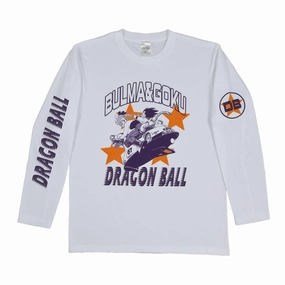 Dragon Ball JCS Exclusive - Long Sleeve T-Shirt Son Goku & Bulma Fantasy Object