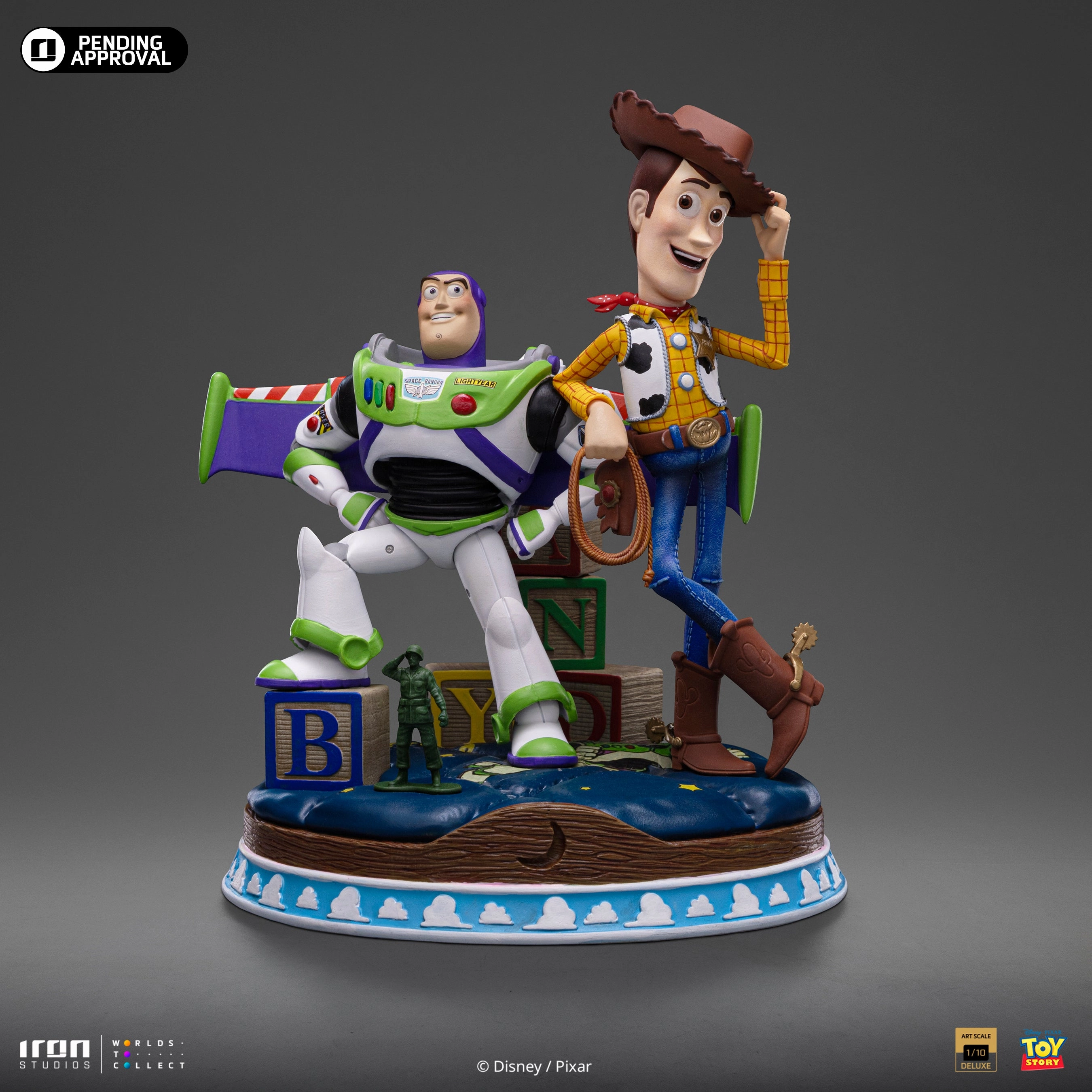 Miniature Product Chibi Item Toy Story Buzz & Woody 1/10 Deluxe Art Scale Statue