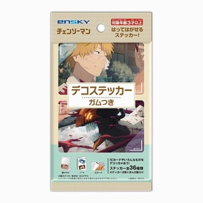 promotional item Chainsaw Man Deco Sticker Gum with Gum