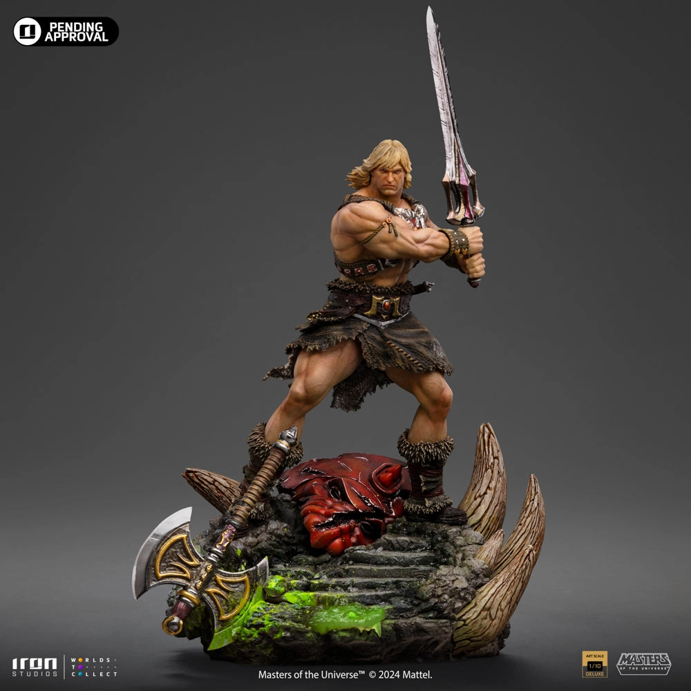 Crypto Art Masters of the Universe - He-Man Unleashed Deluxe Art Scale 1/10