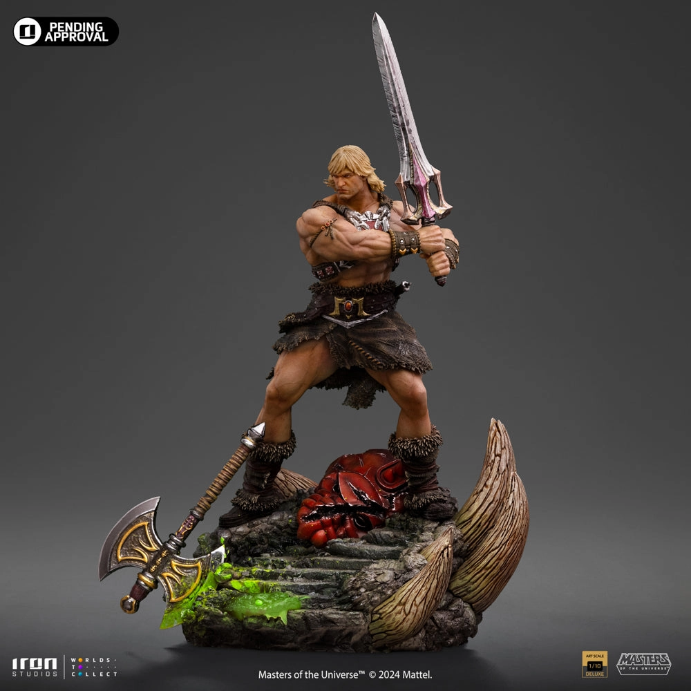 Masters of the Universe - He-Man Unleashed Deluxe Art Scale 1/10 PVC Item Creative Outlet