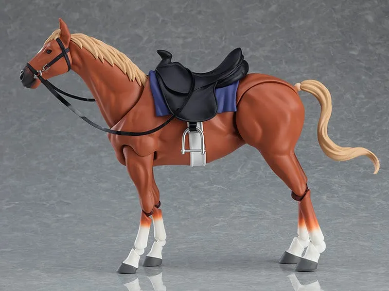 Wild Animal Sculpted Art 490d figma Horse ver. 2 Light Chestnut