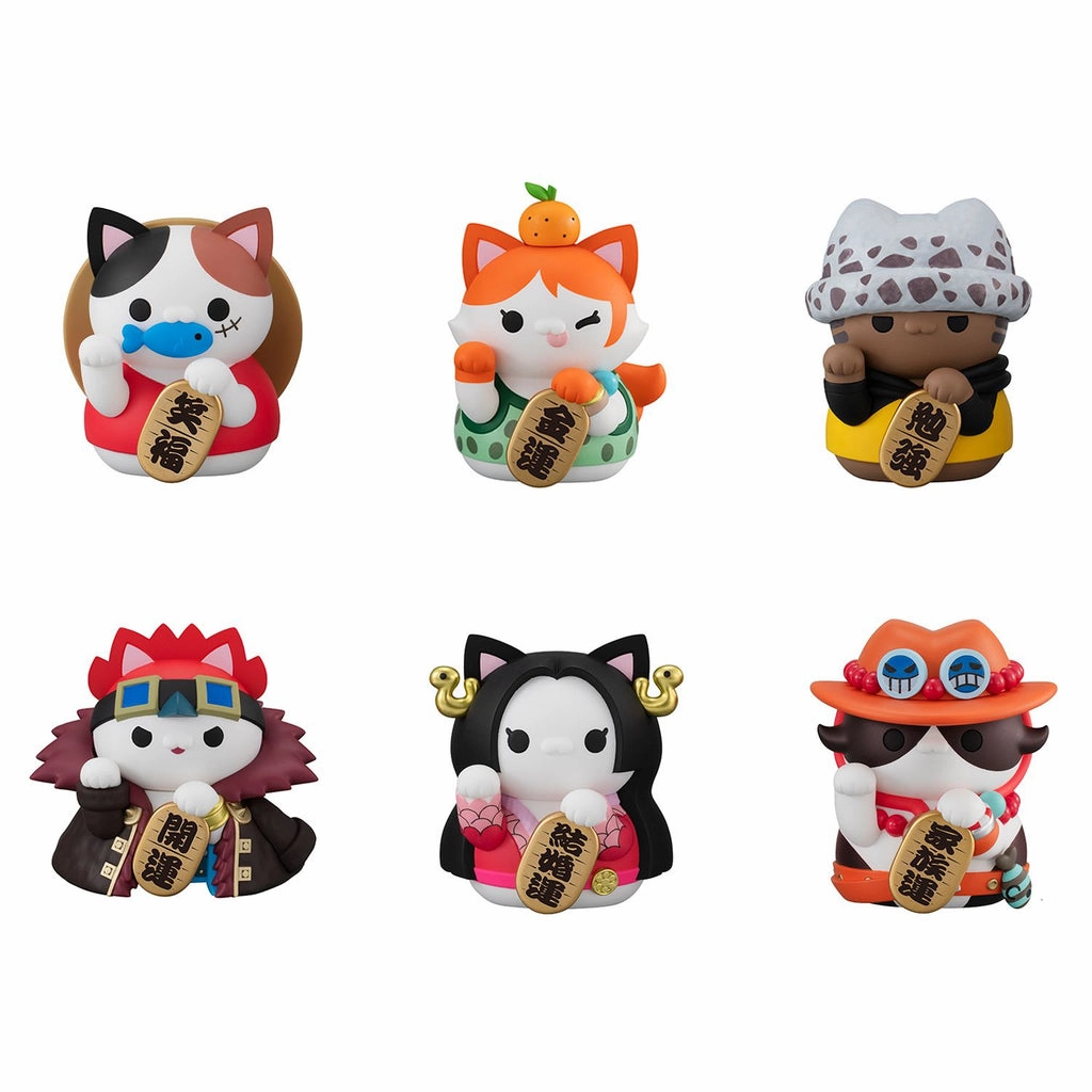 MEGA CAT PROJECT ONE PIECE Nyan Piece Nyan !! Beckoning cat LUCKY CAT PIRATES Premium Model
