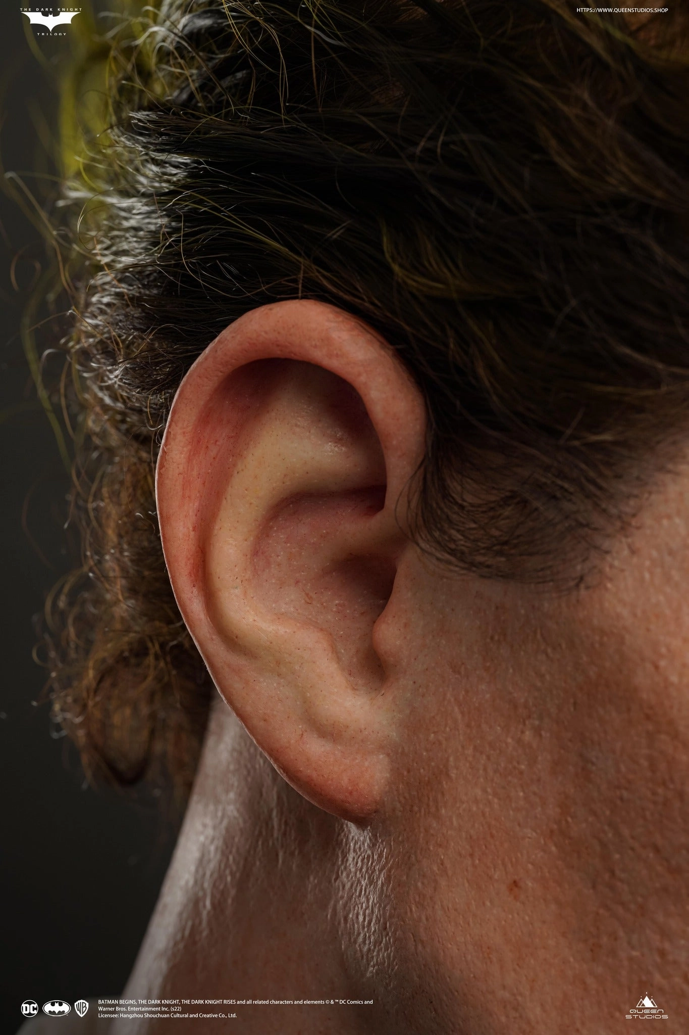 The Joker (Police Uniform) Life-Size Bust Wood Carving