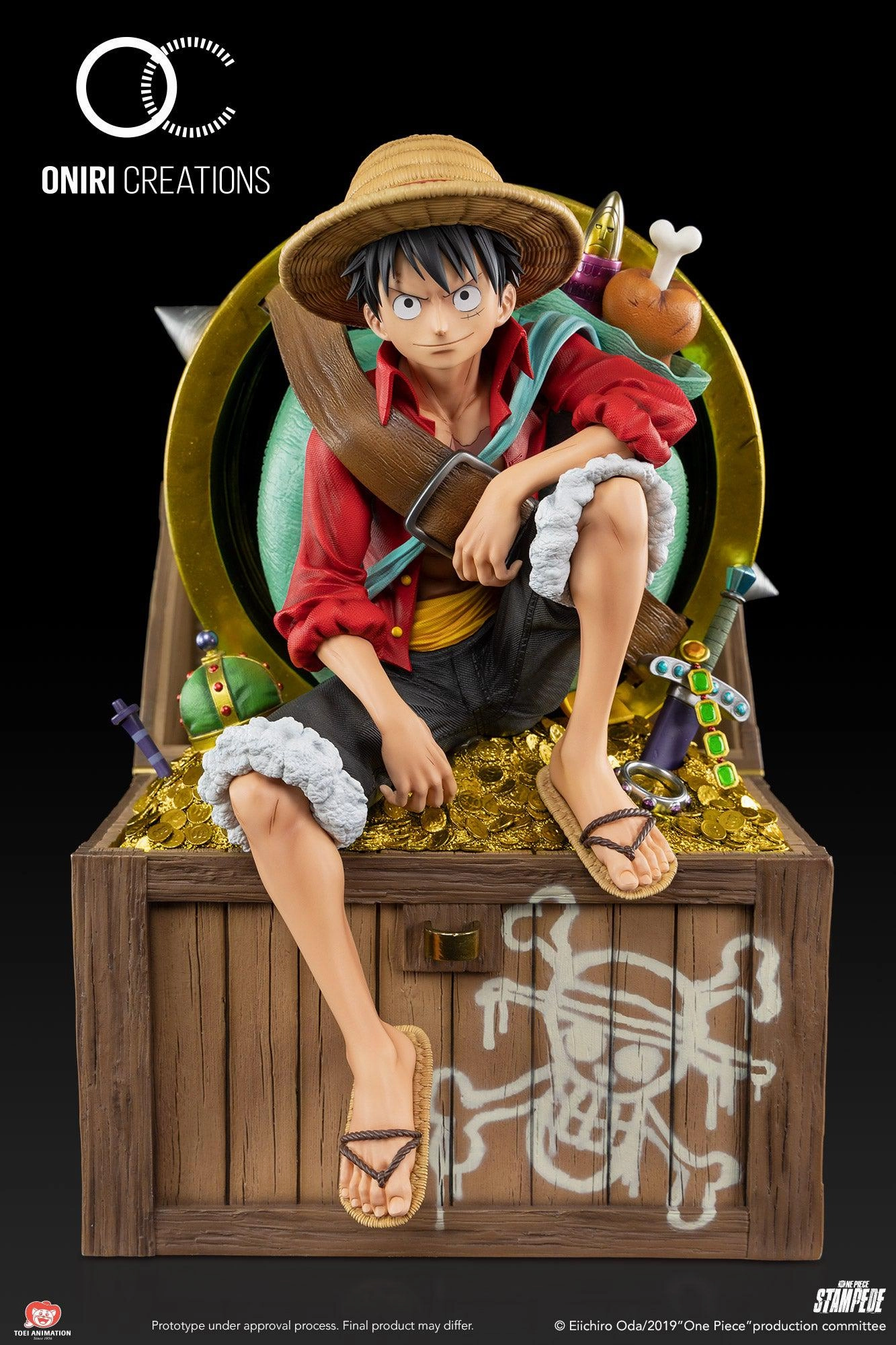 Straw Hat Luffy 1/4 Scale Statue Miniature Hobby Fantasy Unit