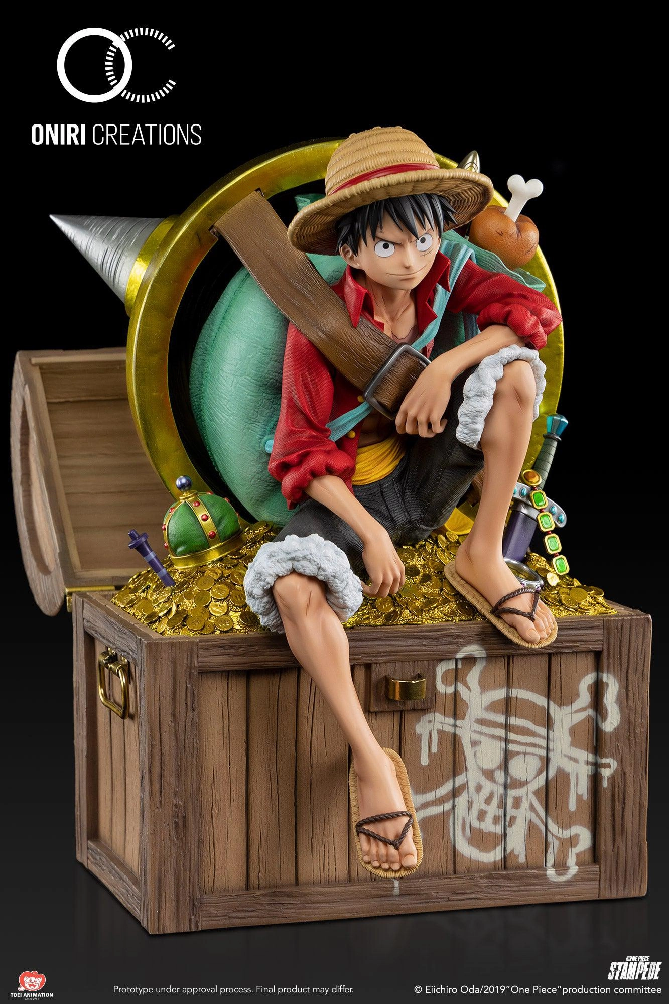 Character Unit Modern Icon Straw Hat Luffy 1/4 Scale Statue