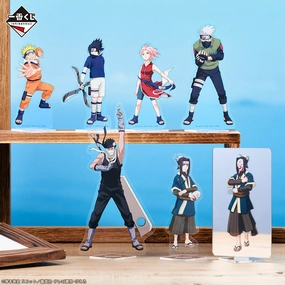 Ichiban Kuji Naruto Land of Waves - G Prize Acrylic Stand Collection Complete Set of 7 Types Music Icon