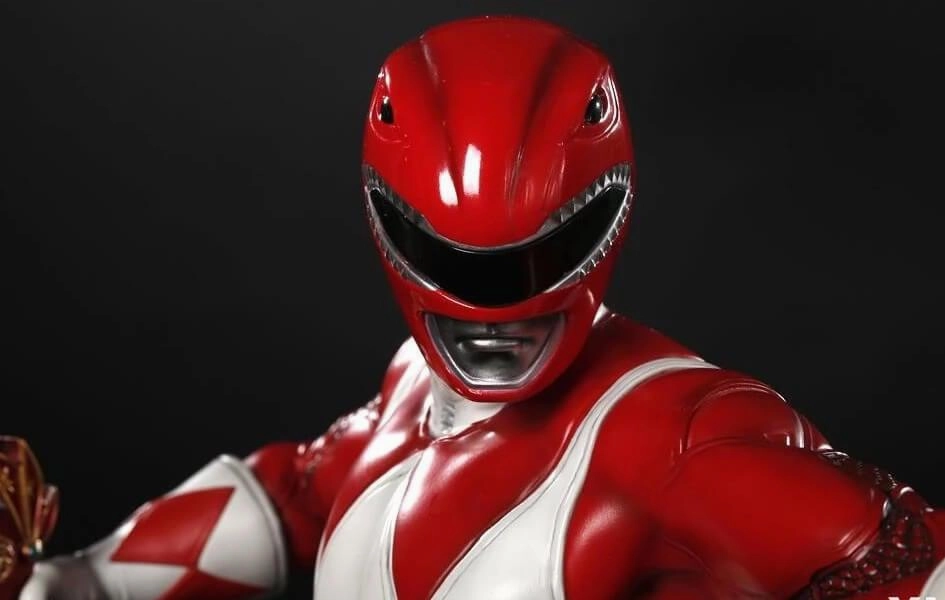 Custom Arrangement Mighty Morphin Power Rangers RED RANGER 1/4 Scale Statue by XM Studios