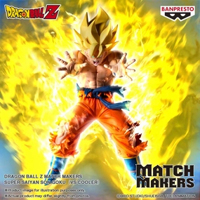 DRAGON BALL Z MATCH MAKERS - SUPER SAIYAJIN SON GOKU (VS COOLER) Bohemian style Congratulations Present