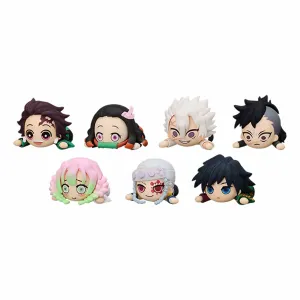 Bronze Cast Demon Slayer Kimetsu no Yaiba Lay Down PUCHI FIGURE Vol 1 - SET