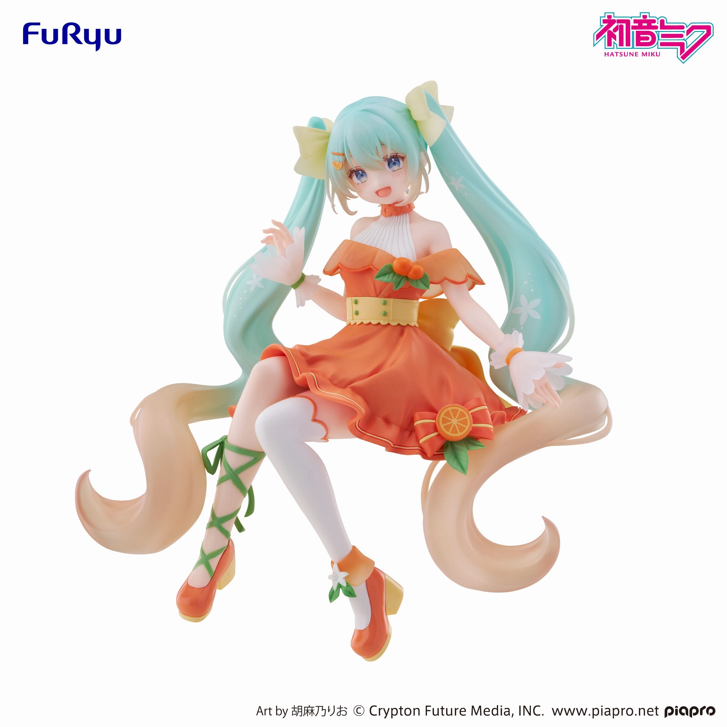 Collectible Creation Geek Culture Character Vocal Series 01: Hatsune Miku Noodle Stopper Figure Hatsune Miku Citrus ver