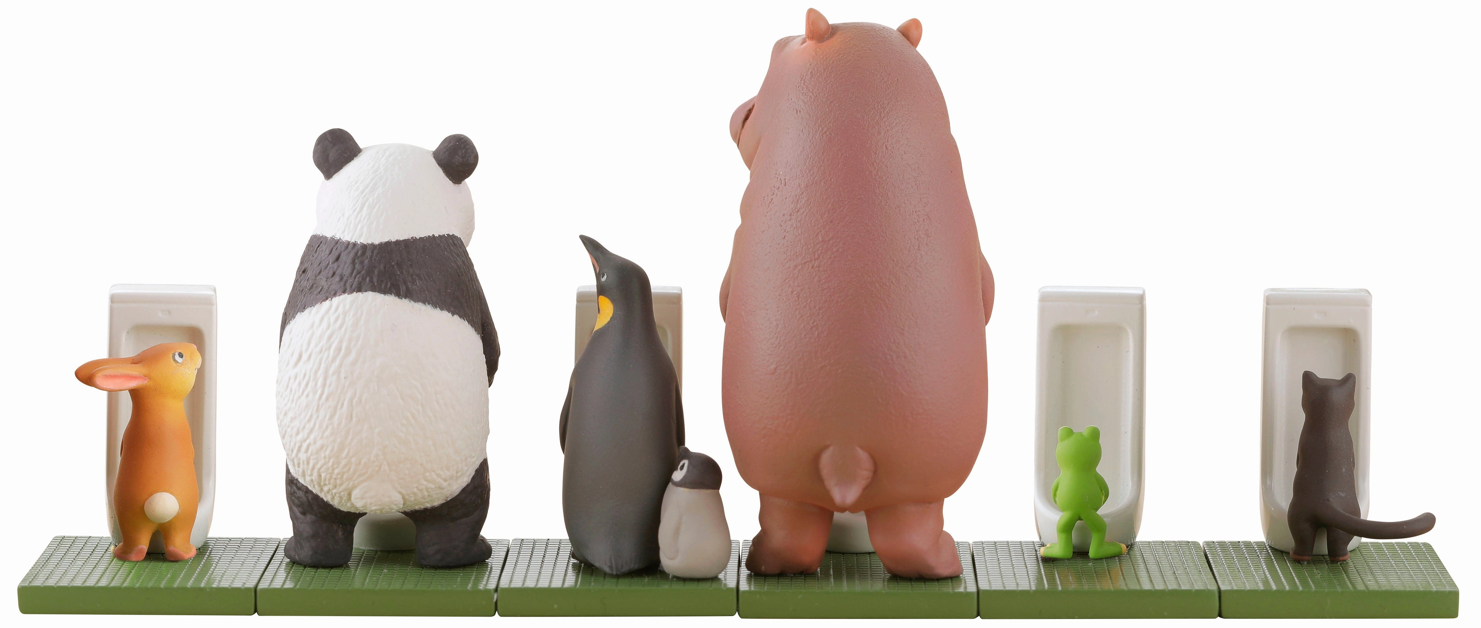 Worldwide Fanbase Teaching Aid miniQ Sato Kunio's Animals Bathroom in Groups 2