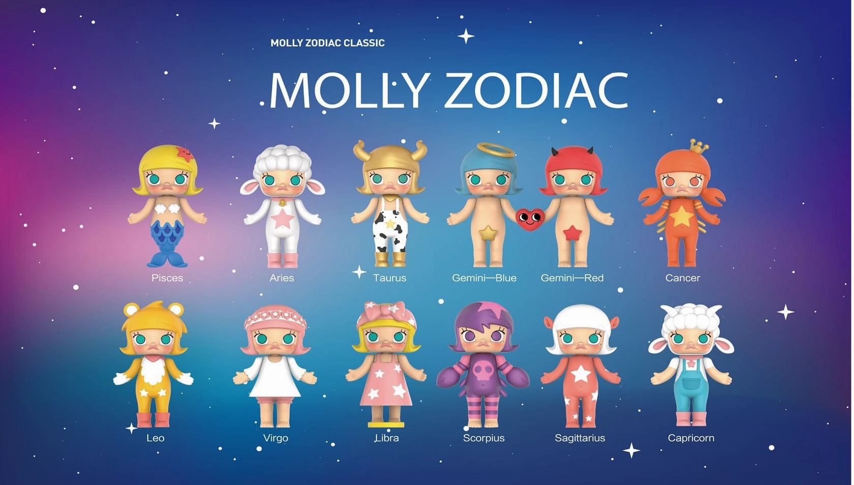 MOLLY ZODIAC CLASSIC Showcase Piece