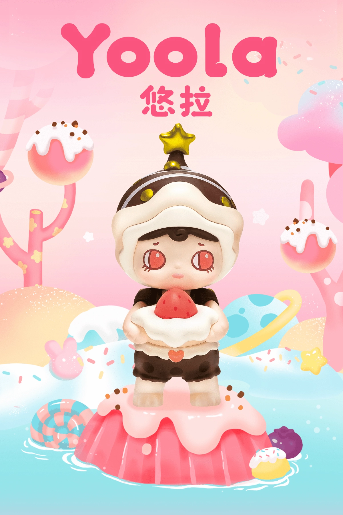 Rolife x YOOLA vol. 1 Yoga Dessert Blue Ribbon