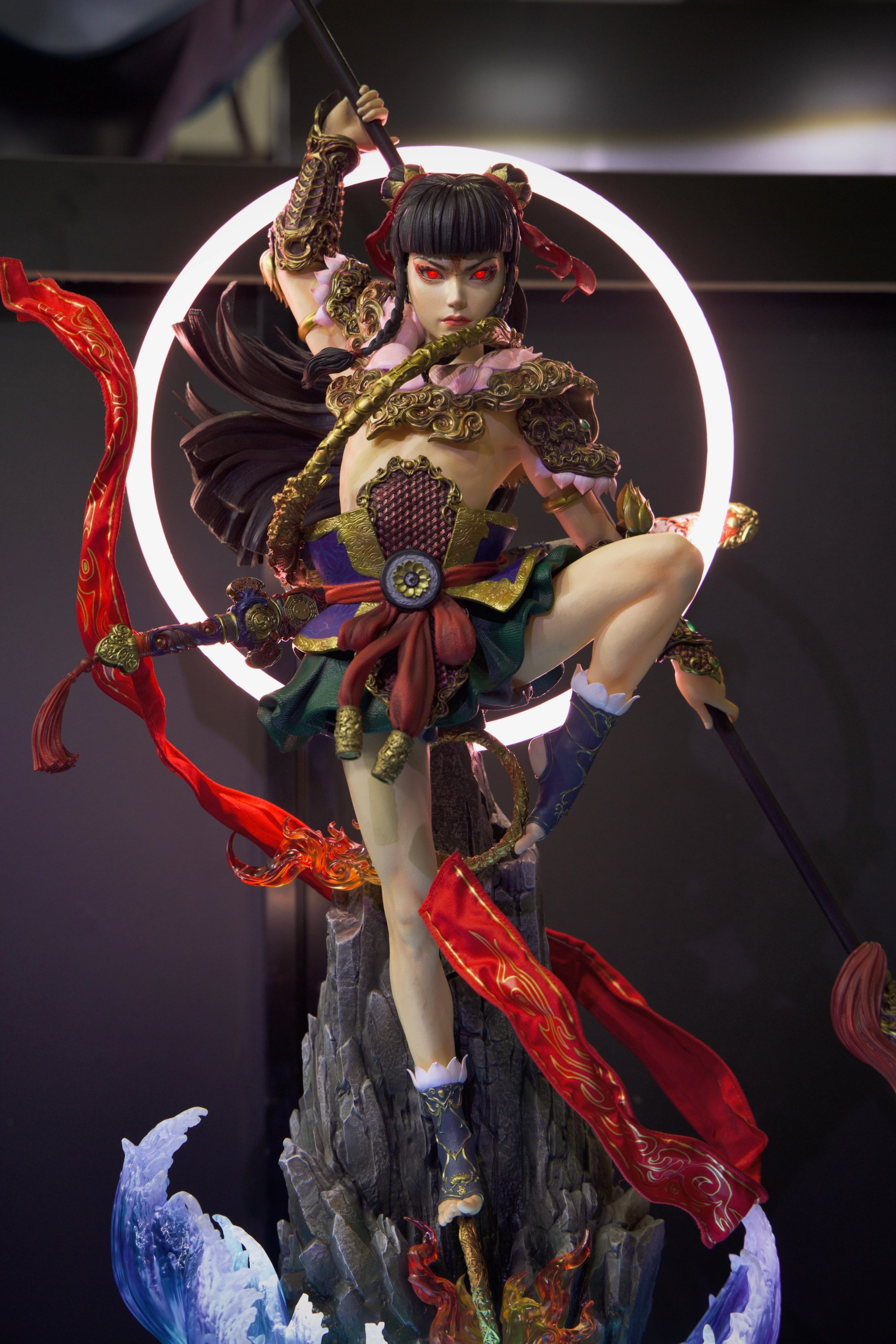 Mythology Series - Nezha's Lotus Rebirth 1/4 Scale Statue Staircase Decor