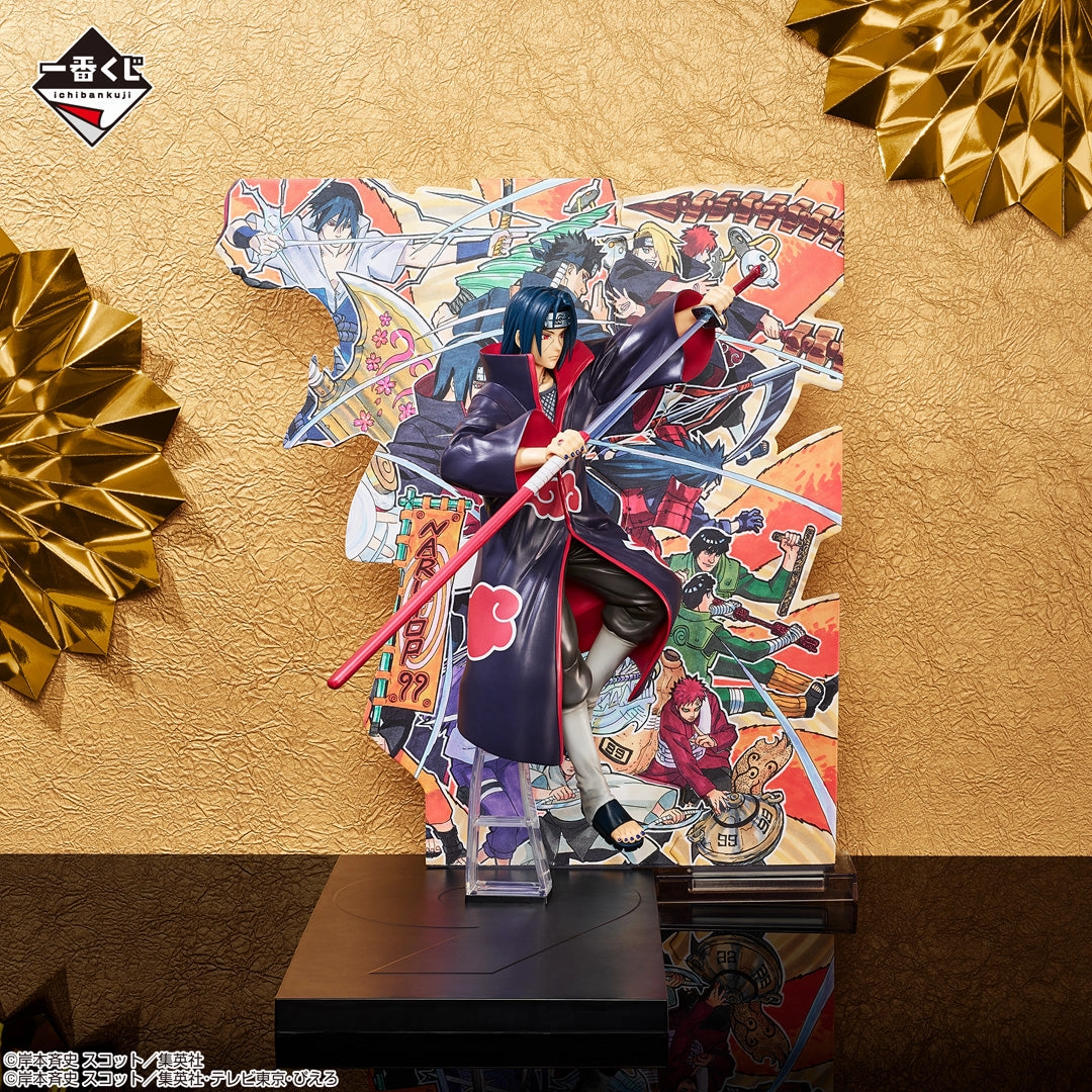 NARUTO ICHIBAN KUJI - NARUTOP99 - GORGEOUS SHINOBI EMAKI (D) ITACHI UCHIHA Japanese Anime