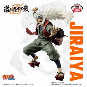 NARUTO Shippuden BANPRESTO FIGURE COLOSSEUM Sculpted Ninja World War Jiraiya Robot Merchandise