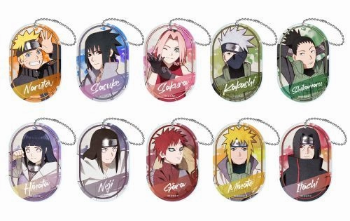 Valentine Gift NARUTO Shippuden Vintage Series Acrylic Key Chain