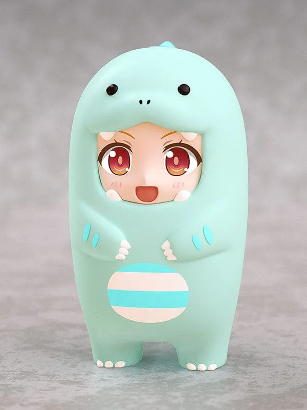 Nendoroid More Face Parts Case ( Blue Dinosaur ) Paper Model Painted Model