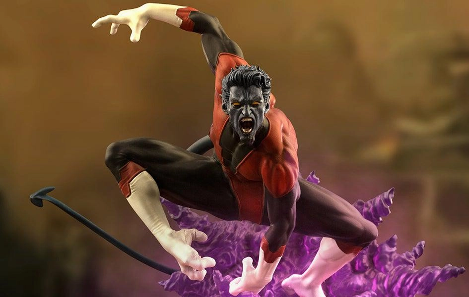 Nightcrawler vs Sentinel BDS Art Scale Statue Inclusive Toy Super Deformed