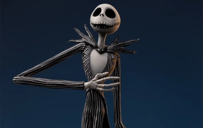 Nightmare Before Christmas - Jack Skellington Art Scale 1/10 Pop Vinyl Horror Icon