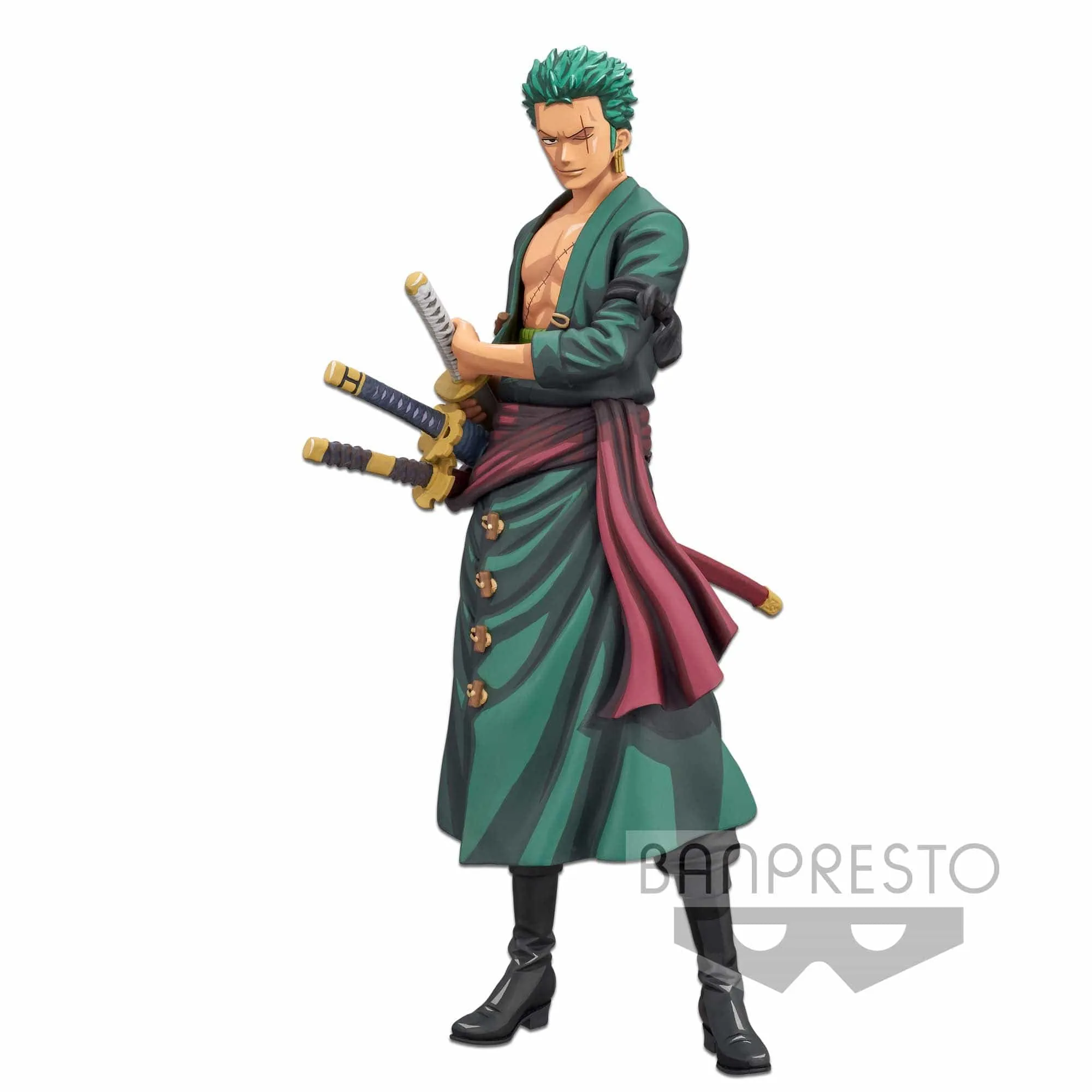 Premium Showcase Chibi Character ONE PIECE GRANDISTA RORONOA ZORO MANGA DIMENSIONS