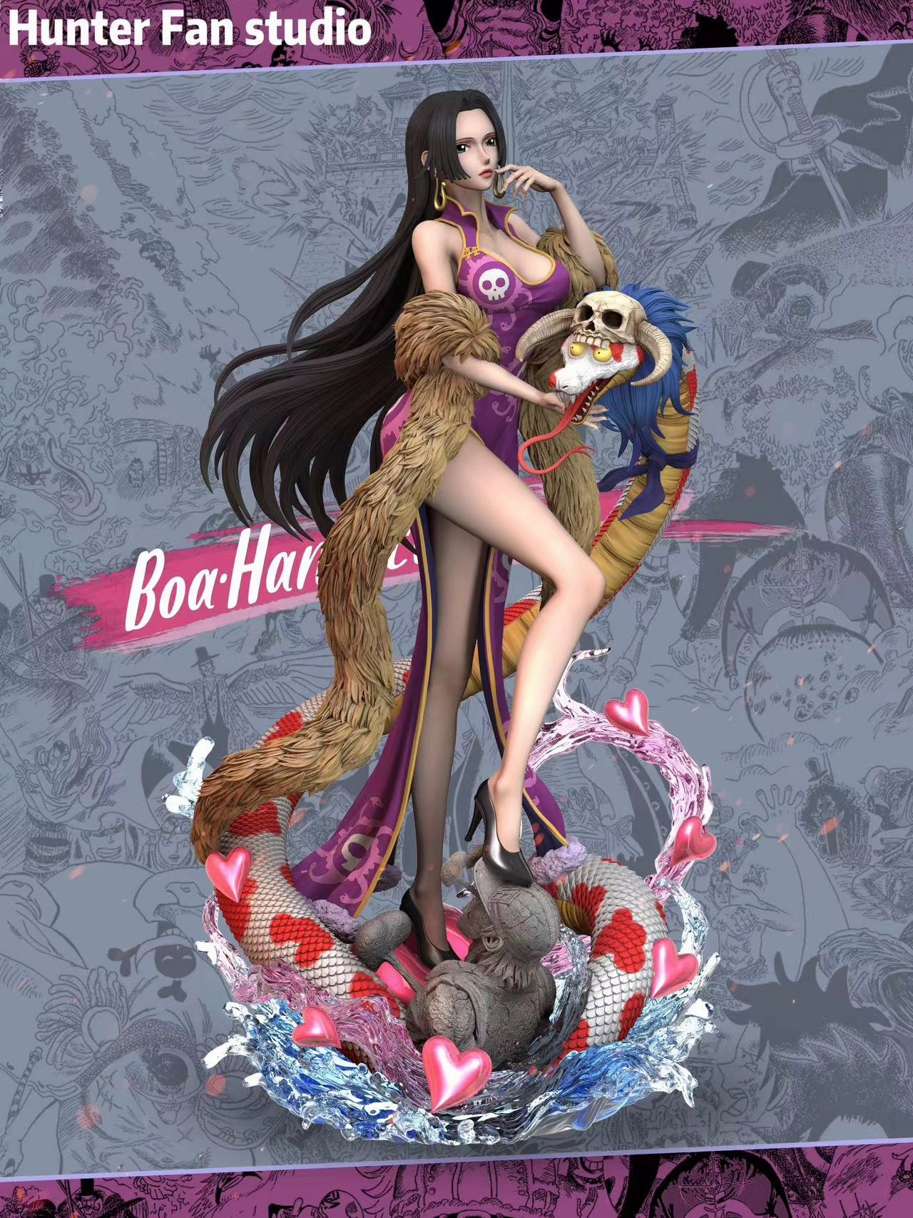 Plastic Model One Piece -  Women's Resonance Series - Boa Hancock Deluxe 1/4 Scale Statue