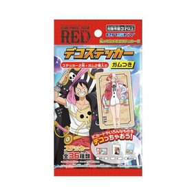 Desktop Statue ONE PIECE FILM RED Deco sticker