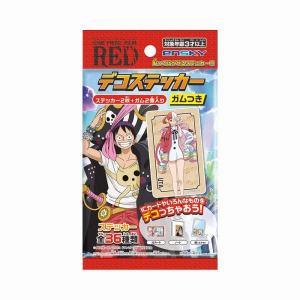 Desktop Statue ONE PIECE FILM RED Deco sticker