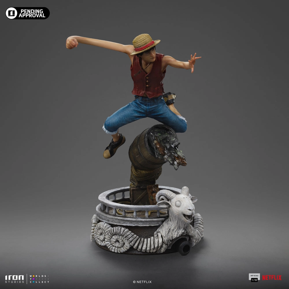 Vinyl Toy Gaming Toy One Piece (Netflix Series) - Luffy Art Scale 1/10
