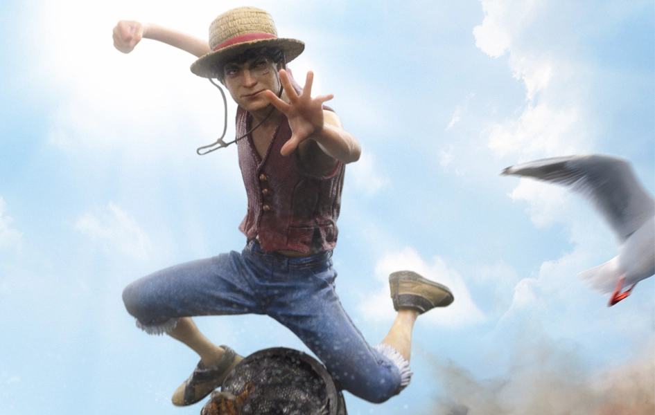 One Piece (Netflix Series) - Luffy Art Scale 1/10 Buildable Figure