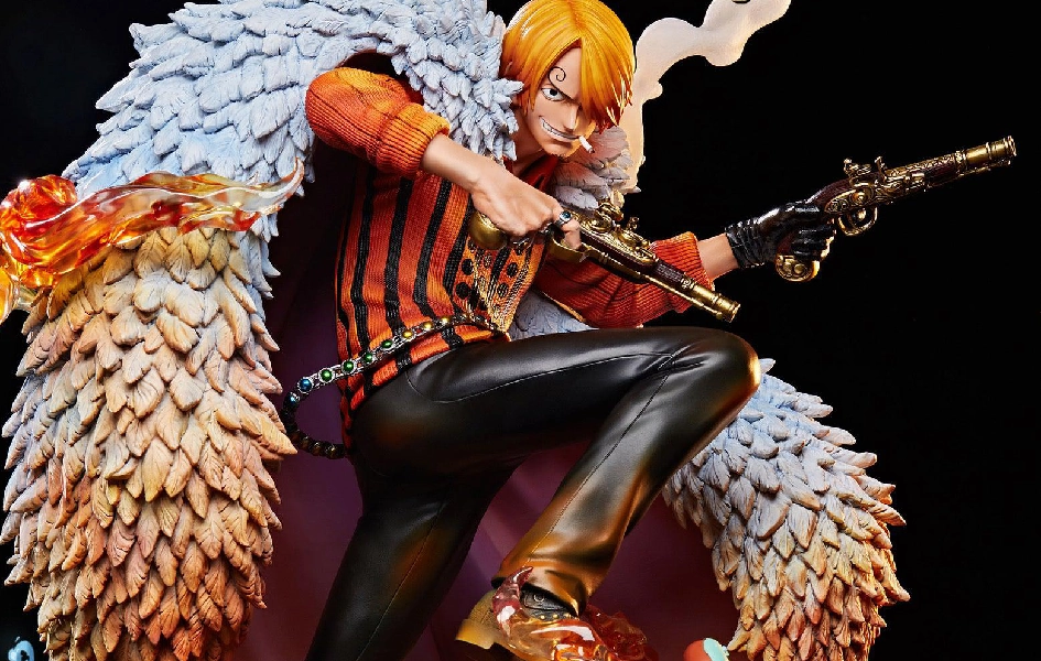Superhero Model Recycled plastic One Piece Sanji Log Collection 1/4 Scale Premium Statue