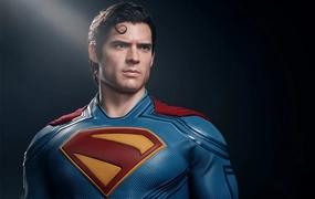 Superman (2025) Life-Size Statue Rubber Toy